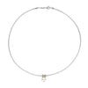 Ti Sento Round Pearl Necklace, Silver