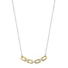 Ti Sento Signature Link Necklace, Silver & Gold