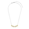 Ti Sento Signature Link Necklace, Silver & Gold