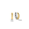 Ti Sento Small Hoop Earrings, Gold
