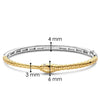Ti Sento Snake Bangle, Gold