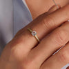Ti Sento Solitaire CZ Pavé Set Ring, Gold