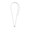 Ti Sento Solitaire Pendant Necklace, Silver