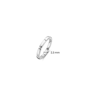 Ti Sento Stacking Ring, Silver