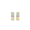 Ti Sento Stardust Zirconia Layered Earrings, Gold