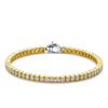 Ti Sento CZ Row Bracelet, Gold
