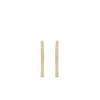 Ti Sento Tennis Oval Hoop Earrings, Gold