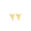 Ti Sento Triangular Stud Earrings, Gold
