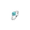 Ti Sento Turquoise Sphere Ring, Silver