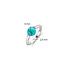 Ti Sento Turquoise Sphere Ring, Silver