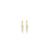 Ti Sento Twisted Helix Earrings, Gold & Silver