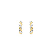 Ti Sento Twisted Rope Hoops, Silver & Gold