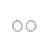 Ti Sento Twisted Zirconia Earrings, Silver