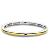 Ti Sento Two Tone Bangle, Silver & Gold
