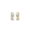 Ti Sento Two-Tone Double Hoop Earrings, Gold & Silver