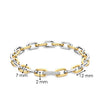 Ti Sento Two-Tone Link Bracelet, Silver & Gold