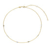 Ti Sento White Pearls & Golden Beads Necklace, Gold