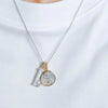Ti Sento Yin-Yang Pendant Necklace, Gold & Silver