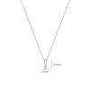 Ti Sento Zirconia Bar Necklace, Silver