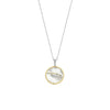 Ti Sento Zodiac Pearl & CZ Constellation Pendant Necklace, Silver & Gold