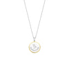 Ti Sento Zodiac Pearl & CZ Constellation Pendant Necklace, Silver & Gold