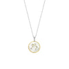 Ti Sento Zodiac Pearl & CZ Constellation Pendant Necklace, Silver & Gold