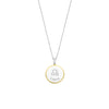 Ti Sento Zodiac Pearl & CZ Constellation Pendant Necklace, Silver & Gold