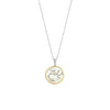 Ti Sento Zodiac Pearl & CZ Constellation Pendant Necklace, Silver & Gold