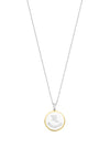 Ti Sento Zodiac Pearl & CZ Constellation Pendant Necklace, Silver & Gold