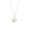 Ti Sento Zodiac Pearl & CZ Constellation Pendant Necklace, Silver & Gold