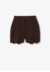 Tiffosi Embroidered Floral Detail Shorts, Brown