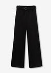 Tiffosi Paloma Belted Wide Leg Trousers, Black