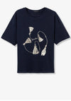 Tiffosi Graphic Print Short Sleeve T-Shirt, Navy