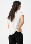 Tiffosi Graphic Print With Text T-Shirt, White