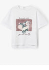 Tiffosi Graphic Print With Text T-Shirt, White