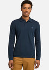 Timberland Millers River Long Sleeve Polo Shirt, Navy