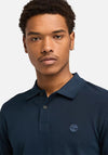 Timberland Millers River Long Sleeve Polo Shirt, Navy