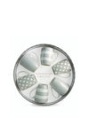 Tipperary Crystal Grey Spots and Stripes Mugs, Set of 6