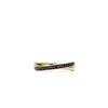 Ti Sento Black Stone Crossover Ring, Gold