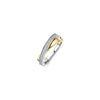 Ti Sento Crossover CZ Ring, Silver