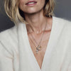 Ti Sento Cross Pendant Necklace, Gold