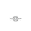 Ti Sento Cushion Cut CZ Ring, Silver