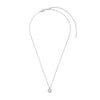 Ti Sento CZ Cushion Cut Pendant Necklace, Silver