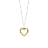 Ti Sento Heart Silhouette Pendant Necklace, Gold