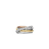 Ti Sento Intertwined Band Ring, Silver