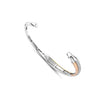 Ti Sento Intertwined Ring Bangle, Silver