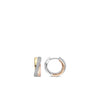 Ti Sento Intertwined Ring Hoop Earrings, Silver