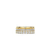 Ti Sento Layered CZ Ring, Gold