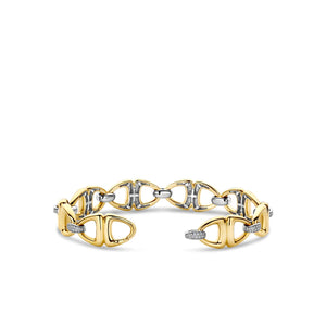 Ti Sento Open Triangle Link Bracelet, Gold