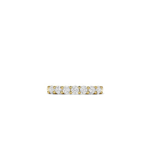 Ti Sento Pavé Ribbon Ring, Gold